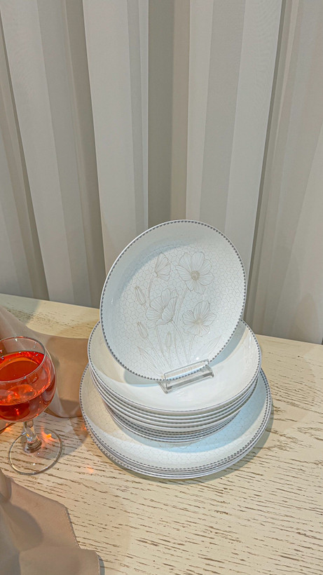 سرویس ارکوپال طوبی ۶ نفره | ۲۶ پارچه گلدن اپال